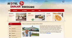 Desktop Screenshot of motelskalka.cz